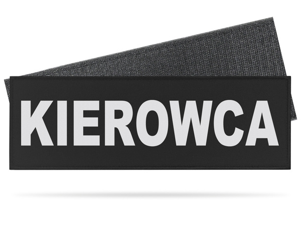 KIEROWCA naszywka odblaskowa