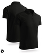 Koszulka męska bawełniana polo - kolor czarny