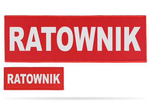 RATOWNIK zestaw naszywek odblaskowych