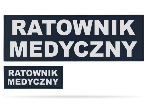 RATOWNIK MEDYCZNY zestaw naszywek odblaskowych