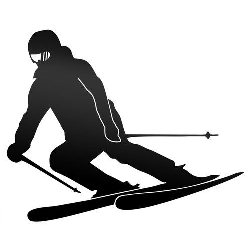 NARCIARSTWO odblaskowa naklejka na auto czarna