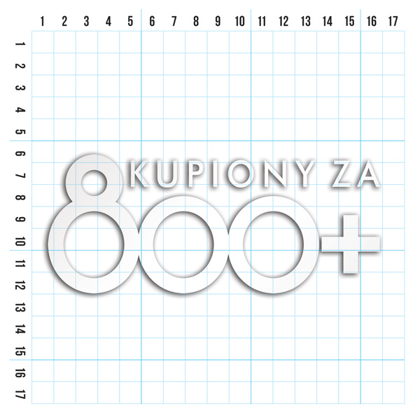 Kupiony za 800+ odblaskowa naklejka - srebrna
