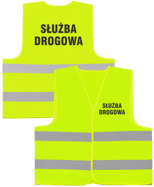 SŁUŻBA DROGOWA kamizelka odblaskowa