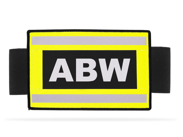 Odblaskowa opaska szybkiego rozpoznania nadruk ABW (Agencja Bezpieczeństwa Wewnętrznego)