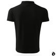 Koszulka męska bawełniana polo - kolor czarny