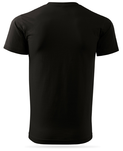 Czarna męska koszulka T-shirt z własnym nadrukiem