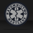 RATOWNICTWO MEDYCZNE emblemat odblaskowy 