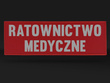 RATOWNICTWO MEDYCZNE naszywka odblaskowa