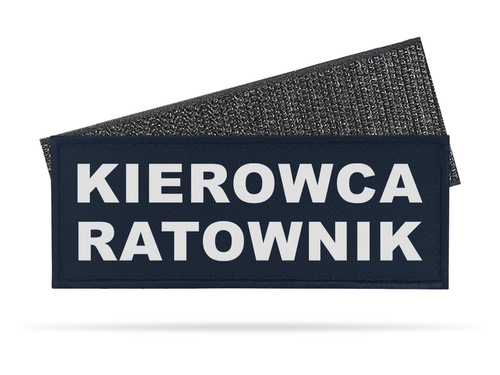 KIEROWCA RATOWNIK emblemat odblaskowy