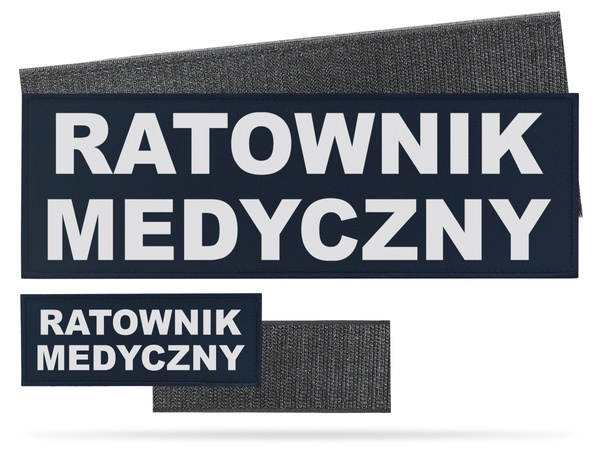RATOWNIK MEDYCZNY zestaw emblematów odblaskowych