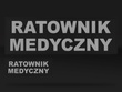 RATOWNIK MEDYCZNY zestaw naszywek odblaskowych