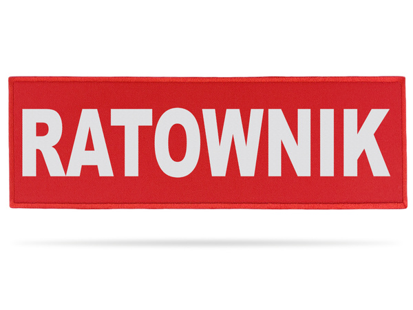 RATOWNIK naszywka odblaskowa