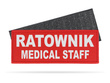 RATOWNIK MEDICAL STAFF naszywka odblaskowa