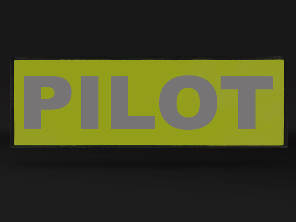 PILOT naszywka odblaskowa