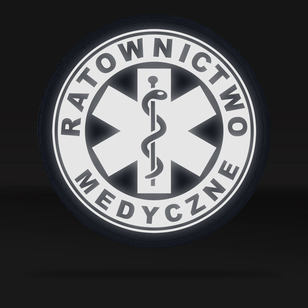 RATOWNICTWO MEDYCZNE emblemat odblaskowy 