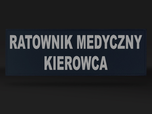 RATOWNIK MEDYCZNY KIEROWCA emblemat odblaskowy