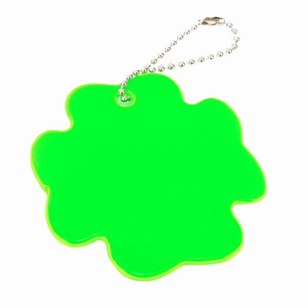 Zawieszka odblaskowa na łańcuszku - KONICZYNKA ZIELONA