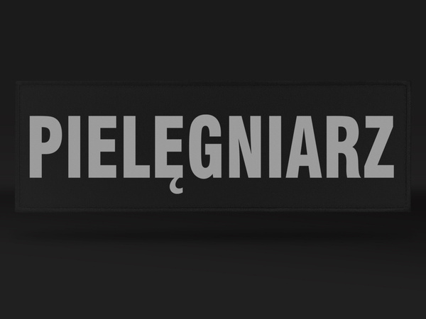 PIELĘGNIARZ naszywka odblaskowa