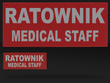RATOWNIK MEDICAL STAFF zestaw naszywek odblaskowych