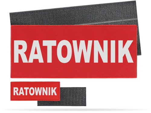 RATOWNIK zestaw naszywek odblaskowych