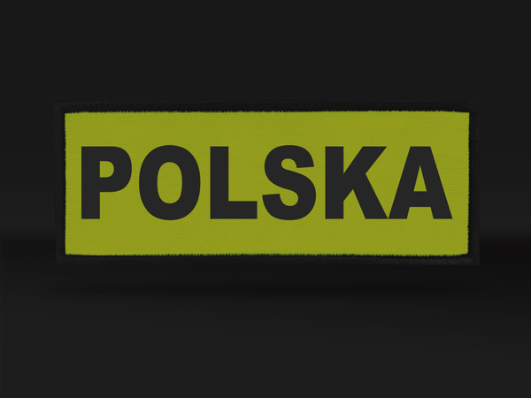 POLSKA naszywka odblaskowa