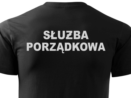 SŁUŻBA PORZĄDKOWA koszulka z nadrukiem