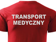 TRANSPORT MEDYCZNY koszulka z nadrukiem