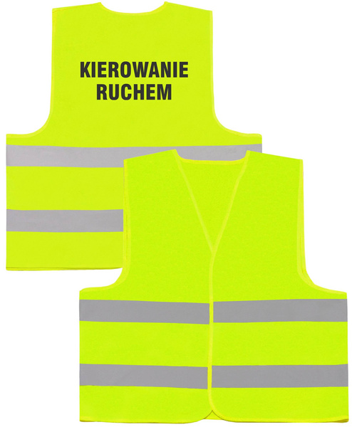 KIEROWANIE RUCHEM kamizelka odblaskowa