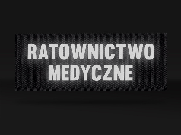 RATOWNICTWO MEDYCZNE emblemat odblaskowy