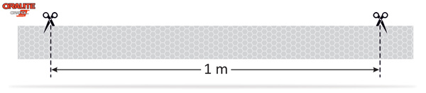 Taśma konturowa ORALITE VC104+ Rigid Grade biała
