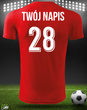 Sportowa koszulka termoaktywna T-shirt z TWOIM NAPISEM I NUMEREM