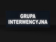 GRUPA INTERWENCYJNA emblemat odblaskowy