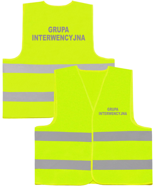 GRUPA INTERWENCYJNA kamizelka odblaskowa