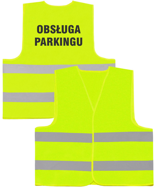 OBSŁUGA PARKINGU kamizelka odblaskowa