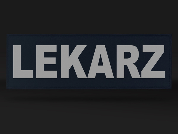 LEKARZ naszywka odblaskowa