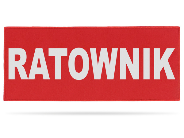 RATOWNIK naszywka odblaskowa
