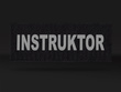 INSTRUKTOR emblemat odblaskowy