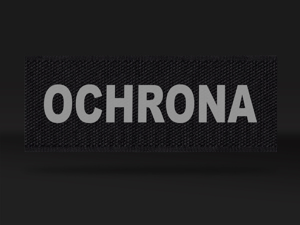 OCHRONA emblemat odblaskowy