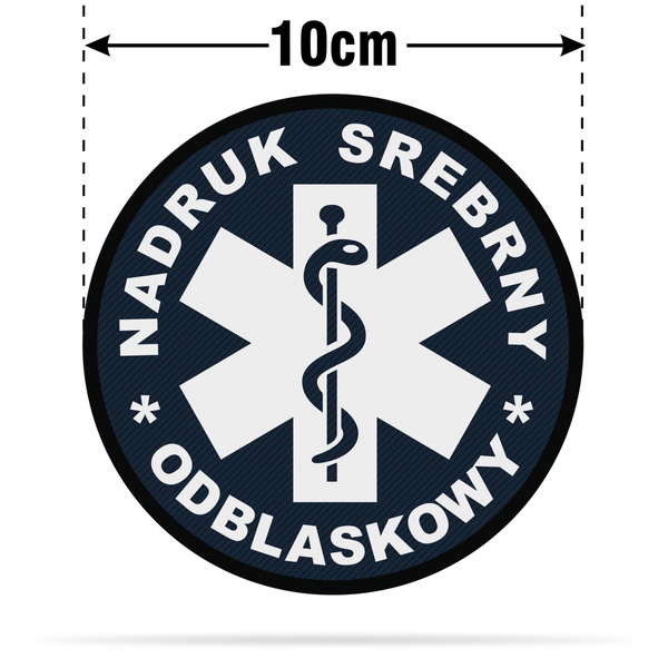 RATOWNIK MEDYCZNY POLICJA emblemat odblaskowy 