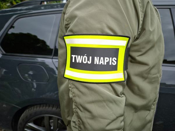 Odblaskowa opaska szybkiego rozpoznania z TWOIM NADRUKIEM