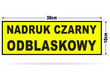Naszywka odblaskowa z własnym napisem lub logo