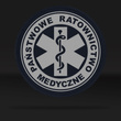 PAŃSTWOWE RATOWICTWO MEDYCZNE naszywka odblaskowa 