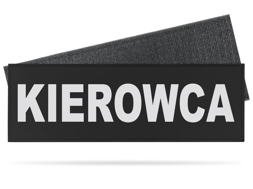 KIEROWCA naszywka odblaskowa