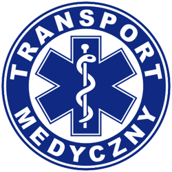 Naklejka medyczna odblaskowa – Transport Medyczny
