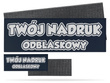 Zestaw naszywek odblaskowych z własnym napisem 