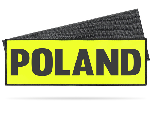 POLAND naszywka odblaskowa