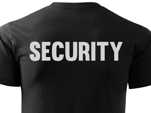 SECURITY koszulka z nadrukiem