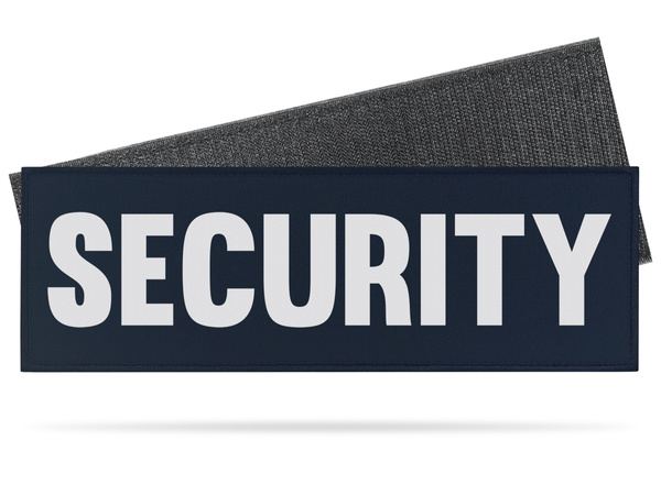 SECURITY emblemat odblaskowy