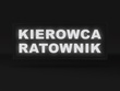KIEROWCA RATOWNIK naszywka odblaskowa