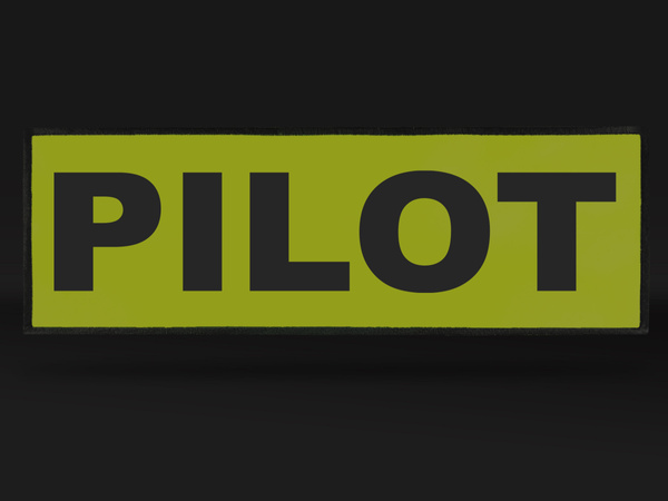 PILOT naszywka odblaskowa